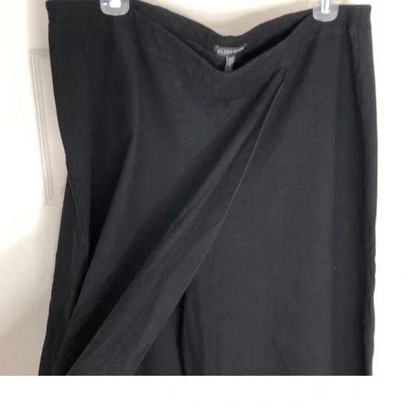 Eileen Fisher Cropped Crossover Wide Leg Pants - Picture 7 of 12
